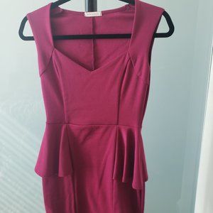 Tea n Rose Peplum Dress